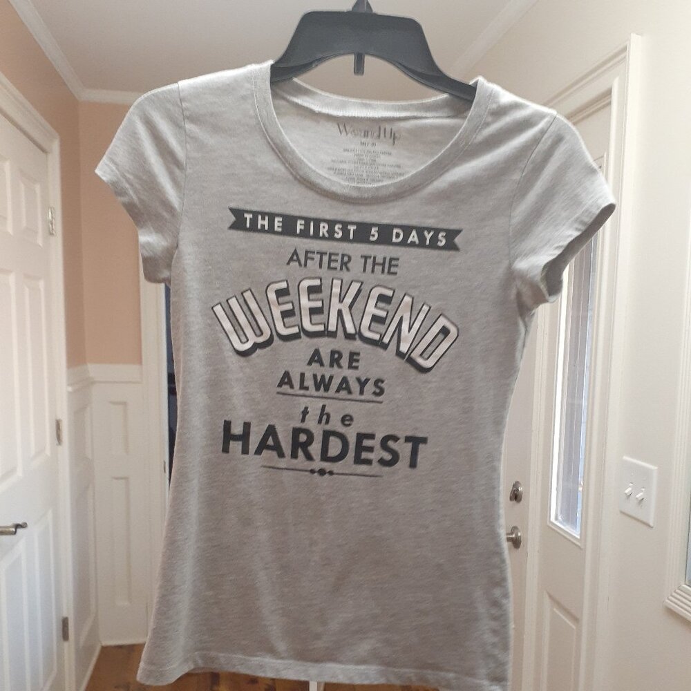 Wound Up Grey Tee